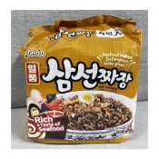 (店+)韓國PALDO 八道-御膳三鮮炸醬麵480g/袋 (120G*4入)