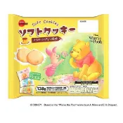 【江戶物語】 BOURBON 北日本 小熊維尼 卡士達布丁風味軟餅乾 138g 家庭包 迪士尼 下午茶點心 日本原裝進口