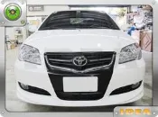 泰山美研社22052606  TOYOTA VIOS 06~11 前下巴 實車完工照 另有後下巴 側群 全車空力套件