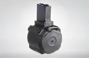 D60 電動 彈鼓 1200發 ( BB槍BB彈玩具槍模型槍電動槍彈匣彈夾 M4 M4A1 M16 416 RIS