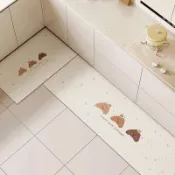 【喃语家居】可客製 奶油風 甜點 廚房地墊 吸水地墊 防滑耐髒 速乾 長條長型 脚踏墊 矽藻土地墊 珪藻土軟地墊 厨房墊