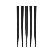 【PERFECT 理想】品味六角合金五入筷24cm霧黑