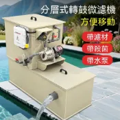 養殖場過濾器魚池轉鼓分體微濾機魚便分離器自動反衝洗水循環系統 過濾設備 過濾器