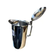 (店+)【ZEBRA 斑馬牌】ZEBRA 斑馬牌 1.9L 冷水壺 附蓋 304不銹鋼  高湯壺 11cm 茶壺 加湯 火鍋店首選 不鏽鋼 老王五金