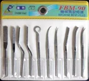 老池工具 鑽石異型短銼刀 FBM-90 10支組