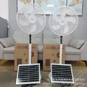 【品質驗證】落地扇太陽能遙控16寸電風扇家用大風力定時智能充電大續航風扇立扇 桌扇 循環扇 涼風扇 工業扇 壁扇 吊扇