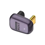 【百寶屋】USB4.0 Type-C公轉Type-C母240W 8K60Hz高效傳輸轉接頭 U型頭
