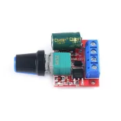 【卡嗶嚴選】PWM 直流馬達調速器 ⚡️ 5V-35V 5A 寬壓微型調速開關 LED無級調光器 帶開關電位器 秒發