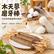 【貓玩具】木天蓼磨牙棒 拉菲草蟲癭果 貓薄荷逗貓棒 自嗨解悶 貓咪用品 磨牙玩具 💛KK生活館🐱木天蓼
