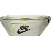 (店+)【NIKE 耐吉】NIKE TECH HIP PACK 灰綠黑勾 大LOGO 大腰包 斜背包 大容量 休閒 男女同款 BA5751-334
