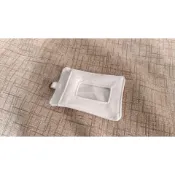 小瓶子~~簡易素雅手工胚布袋胚布包空白袋手工藝蝶古巴特證件套吊行李牌識別證件悠遊卡套
