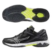 【MIZUNO 美津濃】休閒鞋 男鞋 運動鞋 羽球鞋 排球鞋 CLAW  黑 71GA244440