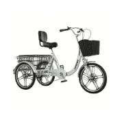 (店+)人力三輪車自行車輕便腳踏腳蹬變速雙鏈條成人代步車
