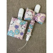 「布專業*手作代工」✨瑪莉貓平安符袋 護身符袋 香火袋 伸縮奶嘴鍊 奶嘴夾