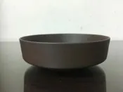 WH26085【四十八號老倉庫】全新 早期 台灣 紫砂 茶船 茶海 茶盤 14cm 1盤價【懷舊收藏拍片道具】