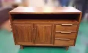 樂居二手家具 全新中古傢俱賣場 HMCD0511AJA*全新丹麥柚木餐櫃 碗盤收納櫃*高低櫃 隔間屏風櫃 電視矮櫃