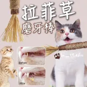 台灣出貨🍀拉菲草磨牙棒 木天蓼 貓咪自嗨玩具 貓咪磨牙 貓咪潔牙 寵物玩具 逗貓棒 貓草棒 貓草抱枕 貓薄荷球 貓薄荷草