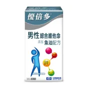 【蝦皮直營】杏輝醫藥優倍多YouBest 男性綜合維他命軟膠囊魚油配方(60粒/盒) 體力 調節生理機能