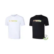 (店+)【VICTOR 勝利體育】五羽倫比 勝利 T-2608 重影 VICTOR T-Shirt 中性款 羽球上衣 羽球服 運動上衣 運動服 排汗衣