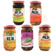 【金蘭系列】 花生麵筋 香菇麵筋 脆瓜 小菜心 鮮嫩筍茸 醬罐頭 醃製食品 罐頭 金蘭 麵筋 花生 脆筍 金蘭罐頭