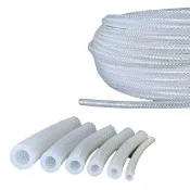 矽膠包紗管  6.3×12.3mm 10M 包紗管 夾紗管 耐溫180度C 透明紗管 耐壓管(矽膠包紗管 矽膠管 軟管 水管)