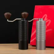全球選品1館 生活百貨 C2/C3S手搖咖啡磨豆機器具意式手動研磨機手沖機家用手磨機方格紋