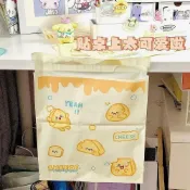 【可愛卡通粘貼收納袋】桌面可粘貼袋子 學生宿舍大容量課桌垃圾袋 車載垃圾袋 清潔袋 車用垃圾袋 抽繩垃圾袋 巧媳婦垃圾袋