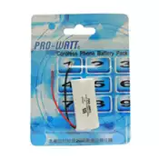 【百利市購物中心】【PRO-WATT】萬用接頭 無線電話電池 2.4V 800mah (P540)