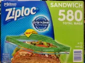 【小如的店】COSTCO好市多代購~ZIPLOC 密保諾 可封式三明治保鮮袋(16.5*14.9公分) 1158369