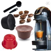 3 件裝適用於 Dolce Gusto 咖啡過濾杯可重複使用咖啡膠囊過濾器適用於 Nespresso
