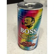 SUNTORY三得利 BOSS 咖啡 易開罐 185g 濃郁深煎（藍罐）缺/微糖（金色）缺/增彩虹山濃郁混合咖啡2/12