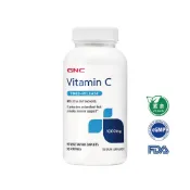 GNC 健安喜  維生素C 1000緩釋食品錠(90錠/瓶) 抗氧化 幫助膠原蛋白合成 幫助鐵吸收 幫助傷口癒合