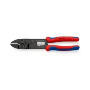(店+)【knipex K牌】KNIPEX 97 22 240 多功能剝線鉗壓接鉗