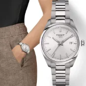 TISSOT 天梭 官方授權 PR100 簡約時尚女錶 百貨周年慶-34mm T1502101103100