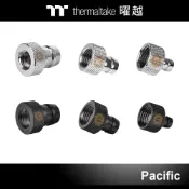 曜越 Pacific 管芯 1/2” 3/8” 1/4” 水冷 注水塞 黑色 銀色