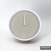 Desrochers｜URBAN TAUPE靜音壁桌鐘 16cm 大地風靜音時鐘 壁鐘 桌鐘 兩用型 數字 台灣製造
