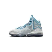 (店+)【NIKE 耐吉】DC9342-100 Nike Lebron 19 EP White and Dutch Blue 大灌籃 高幫 實戰籃球鞋 男女同款 銀灰色 國內版 nike男鞋 男運動鞋 nike女鞋 運動鞋女 休閒鞋