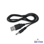 USB 線 頭 A公 DC Plug 3.5外徑x1.35內徑 內正外負 USB電源線 放大器 訊號延伸 供電線