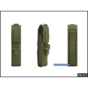 【野戰搖滾-生存遊戲】MOLLE 加長型快扣手電筒包、甩棍套【軍綠色】戰術電筒套甩棍包腰掛手電筒袋甩棍袋工具雜物袋