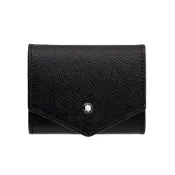 Montblanc 萬寶龍 Envelope牛皮十字紋歐式零錢包