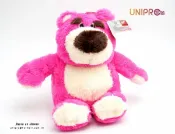 UNIPRO優鋪 UNIPRO 熊抱哥 Lotso 坐姿 絨 玩偶 娃娃 禮物 桃紅熊 玩具總動員3 Toy Story 迪士尼正版授權
