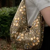 印度蓋染工藝 蝴蝶編織包 － 風鈴木黃
