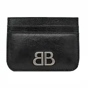 【Balenciaga 巴黎世家】LOGO 皮革信用卡夾名片夾