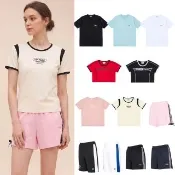 【FILA】中性運動服飾/運動短TEE/短版T/女版T恤/運動短褲(任選)