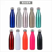 喜挖2店 【喜挖】禮品保溫杯潮牌運動水壺304不鏽鋼創意可樂瓶密封