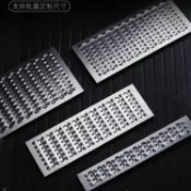 威吉優品 蓋板 排水溝蓋板 水溝蓋板 溝蓋 下水道蓋 水溝蓋板 政府水溝蓋 水溝蓋 高分子蓋板 地溝蓋板 水溝墊板 排水蓋板 雨水井蓋 防滑格柵廚房不銹鋼地溝蓋飯店排水地溝蓋板小孔防滑防老鼠地溝蓋井蓋定制