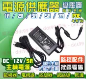 變壓器 DC12V / 5A 監視器 主機 監控主機 DVR 供電器 不適用 可取 士林電機 海康