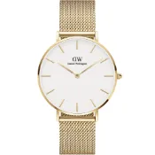 Daniel Wellington DW 女錶-32mm/金框 Petite Evergold 經典極簡美學米蘭帶手錶 DW00100348