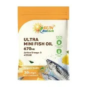 【Sun 日落恩賜】超純淨迷你魚油軟膠囊(30粒/袋)