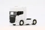 1:64 威利SCANIA拖頭貨車白色模型仿真合金品新品WELLY